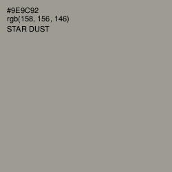 #9E9C92 - Star Dust Color Image